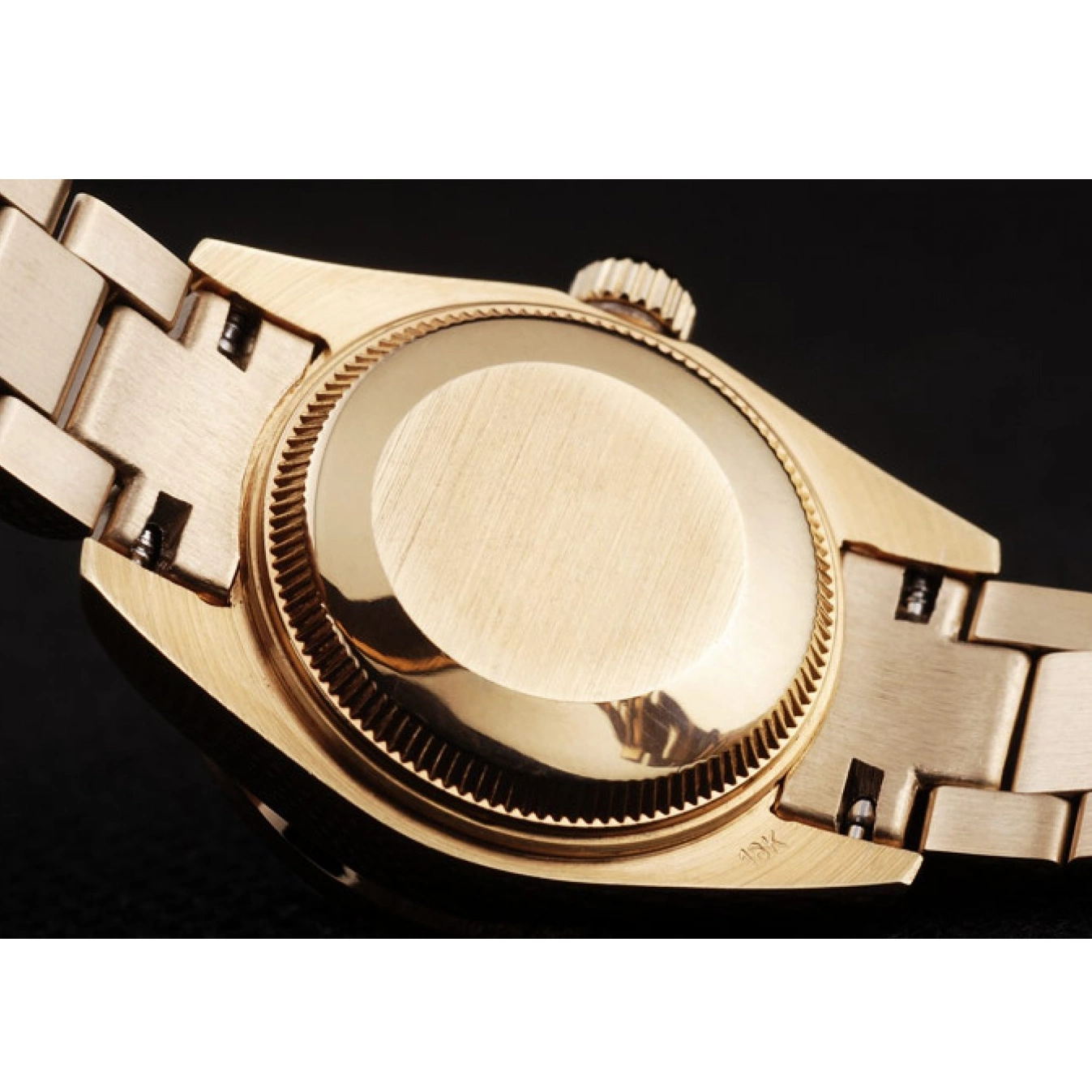 Aaa replica watch Gold Steel Datejust Yellow 98076 Plated Rolex Stainless Diamond 18k Plated 0817
